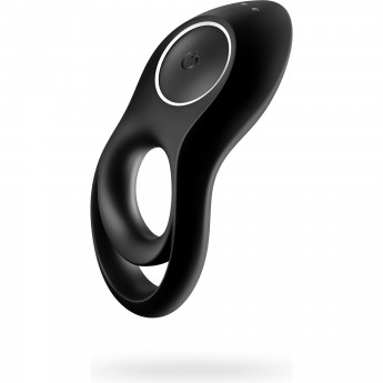 Эрекционное кольцо на пенис SATISFYER LEGENDARY DUO, силикон, черный Эрекционное кольцо на пенис SATISFYER LEGENDARY DUO, силикон, черный