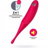 Вакуум-волновой бесконтактный стимулятор клитора SATISFYER TWIRLING PRO, силикон, красный J2018-306-2