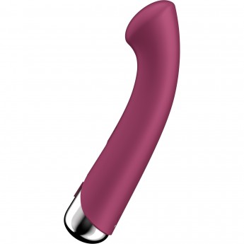 Вибратор для точки G с ротацией SATISFYER SPINNING G-SPOT 1 бордовый