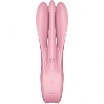 Вибростимулятор SATISFYER Threesome 1 , розовый Вибростимулятор SATISFYER Threesome 1 , розовый
